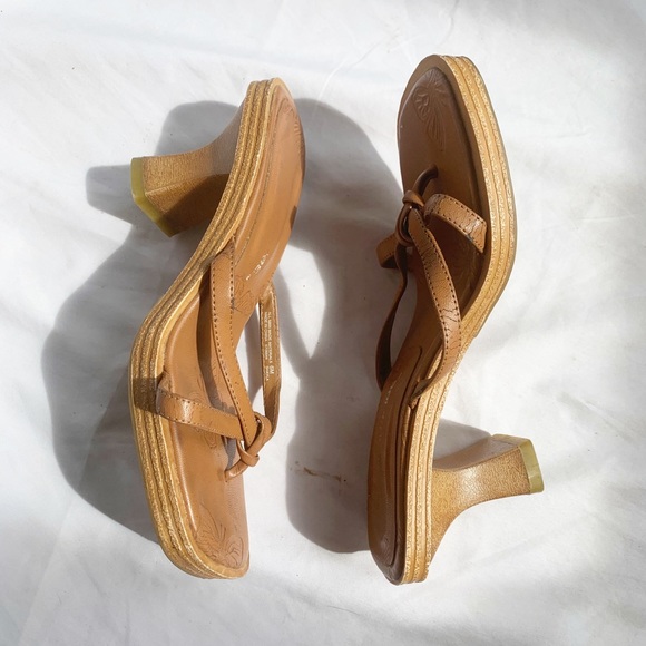 Y2K no boundaries Shayla Chunky Sandal Heels 6 - Picture 5 of 7